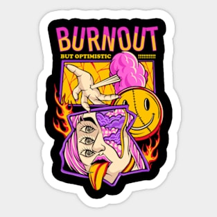 Burnout Sticker